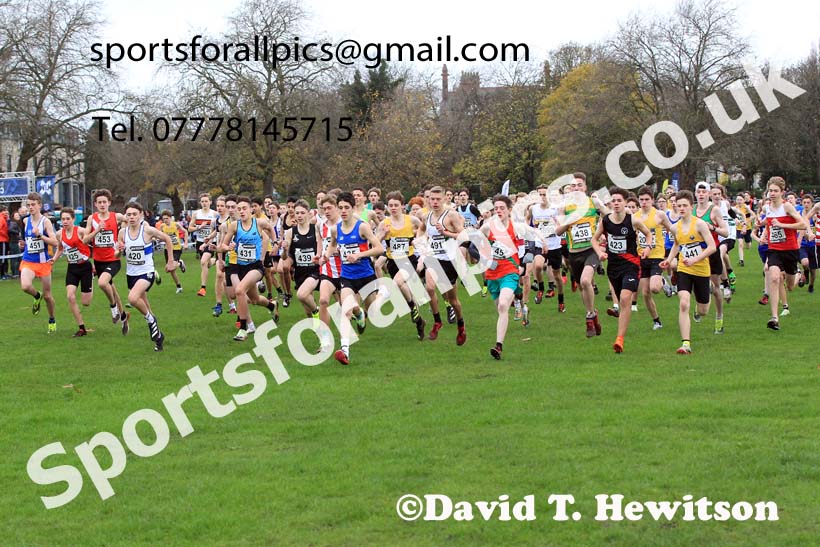 Boys Under-15s, 2022 British Athletics Cross Challenge, Sefton Park, Liverpool.  Photo: David T. Hewitson/Sports for All Pics